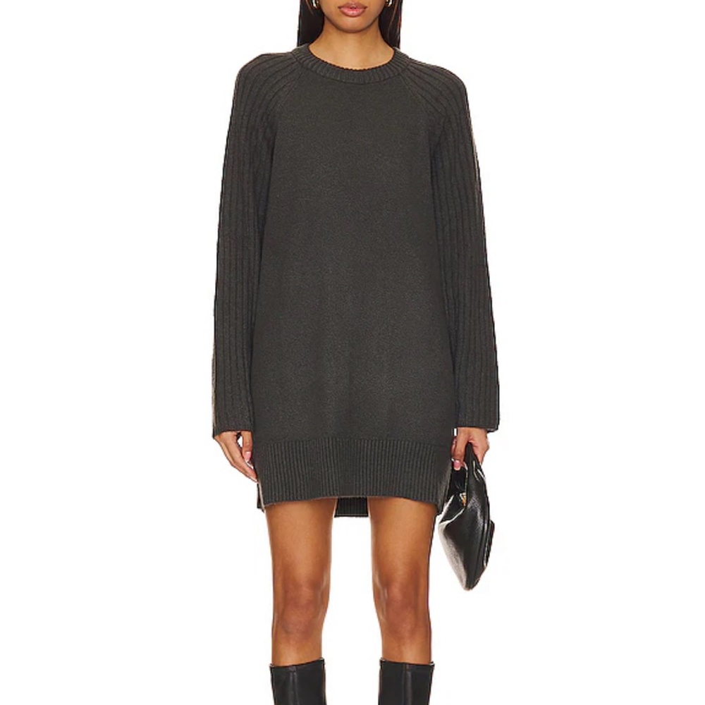 Anthropology x sanctuary sweater dress in charcoal XXS